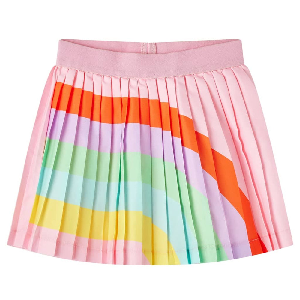 Jupe plissée enfant rose clair 128