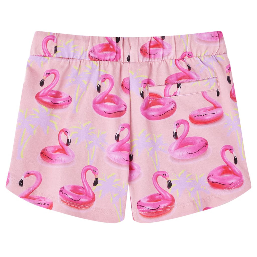 Short pour enfant avec cordon de serrage Rose clair 140