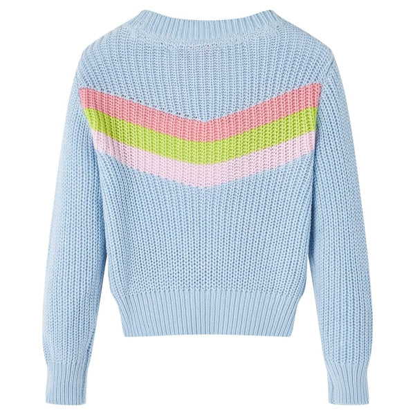 Children's Knitted Pullover Blue 104
