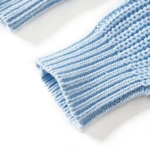 Children's Knitted Pullover Blue 104