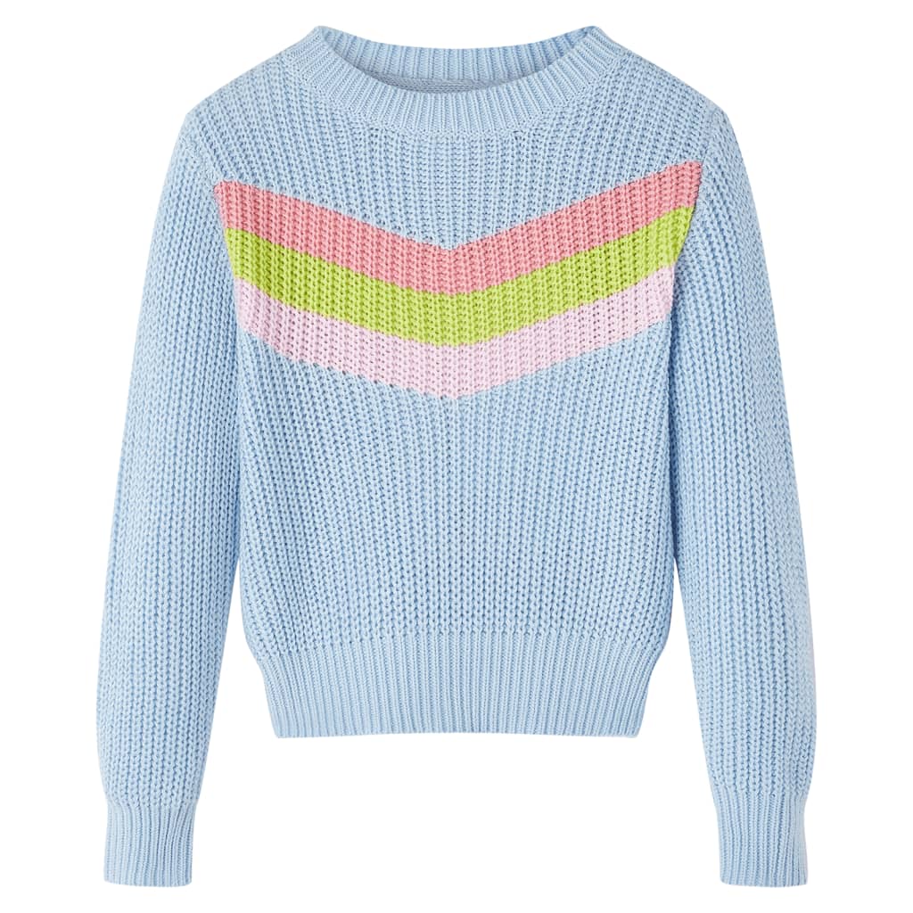 Knitted Children's Sweater Blue 116