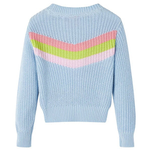 Knitted Children's Sweater Blue 116