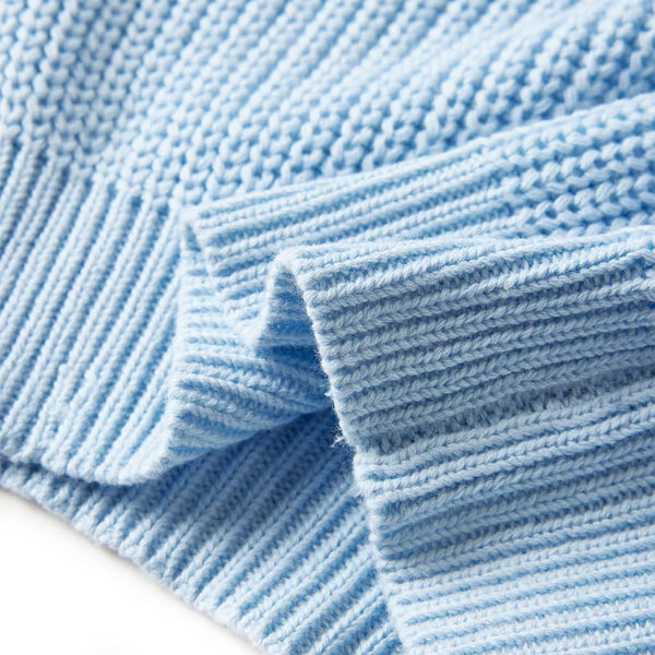 Knitted Children's Sweater Blue 116