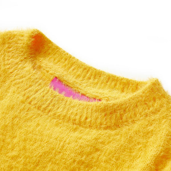 Pull enfant tricoté Ocre foncé 104