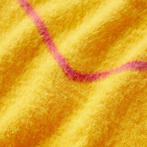Pull enfant tricoté Ocre foncé 140