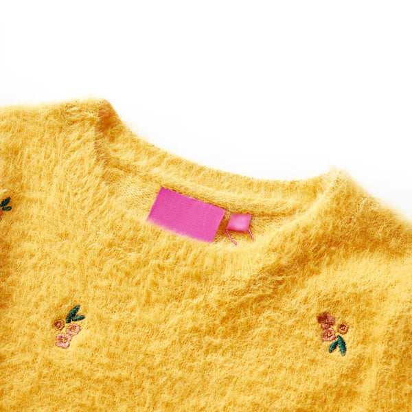 Children's Knitted Jumper Ochre 104