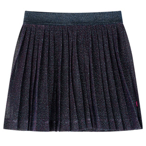 Kinderrock mit Glitzer Marineblau 104