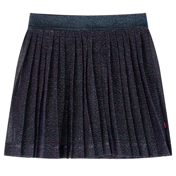 Kinderrock mit Glitzer Marineblau 104