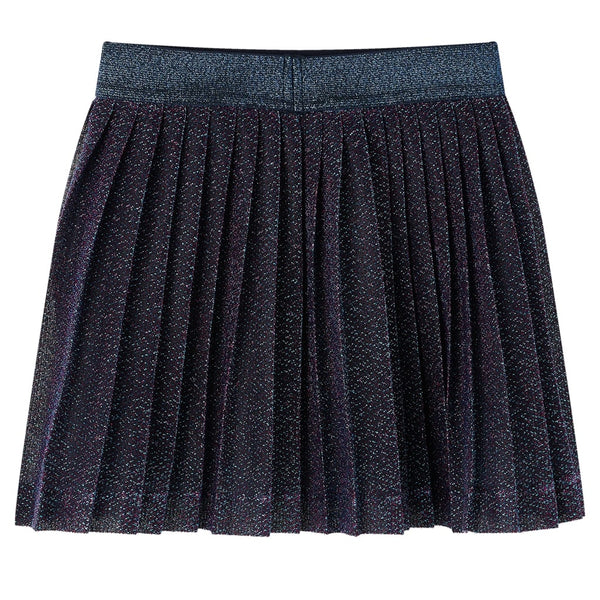 Kinderrock mit Glitzer Marineblau 104