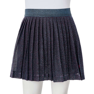 Kinderrock mit Glitzer Marineblau 104
