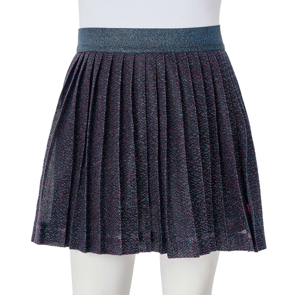 Kinderrock mit Glitzer Marineblau 104