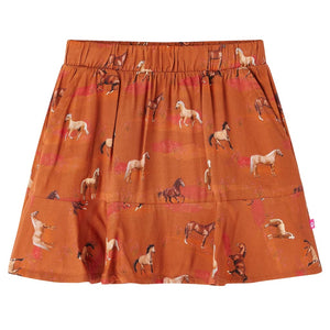 Jupe enfant cognac 128