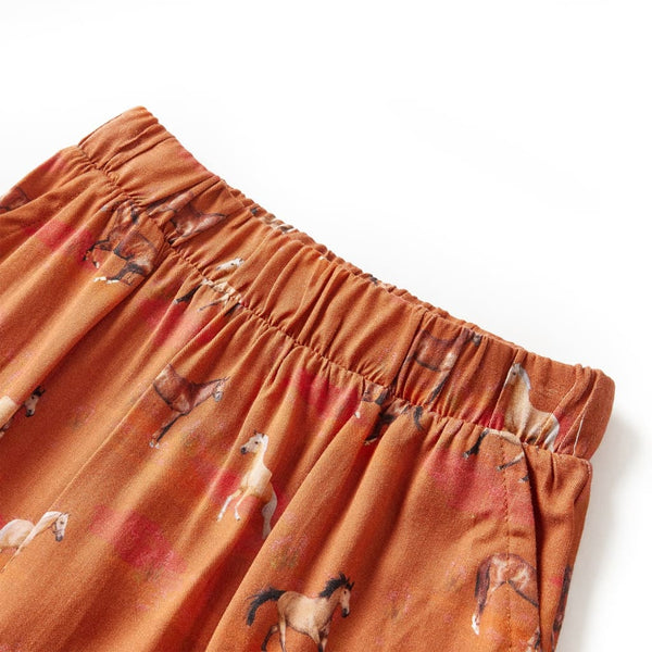 Jupe enfant cognac 128