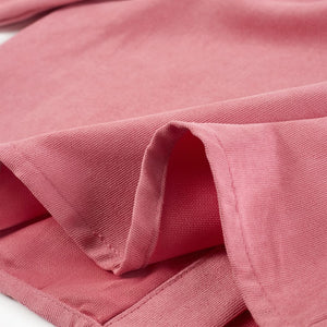 Kinderbluse mit Laternenärmeln Altrosa 104