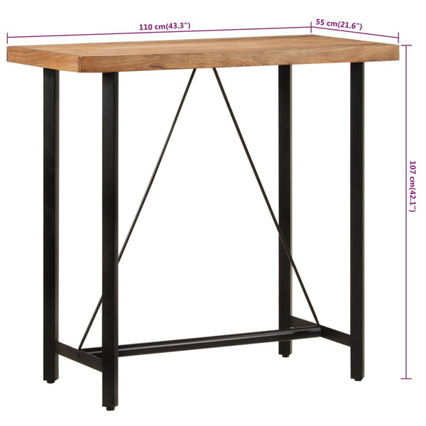 Akazie Bartisch mit Eisengestell