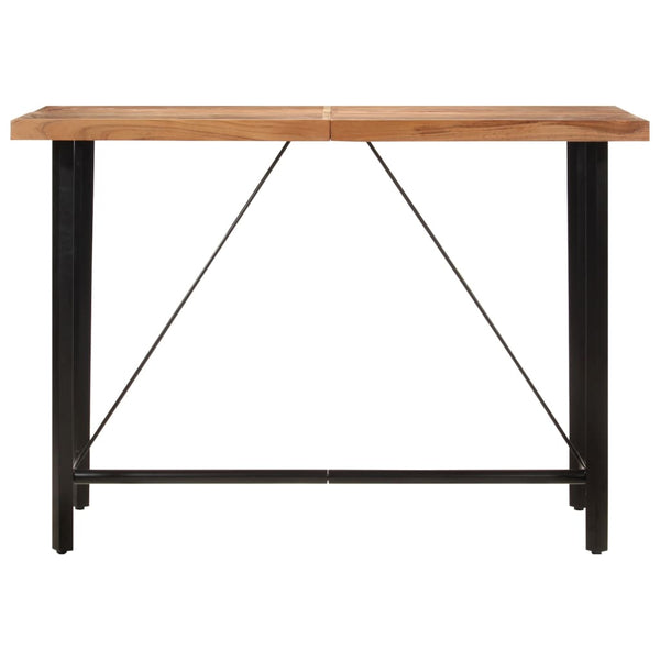 Akazie Bartisch mit Eisengestell, 150 cm