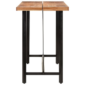 Akazie Bartisch mit Eisengestell, 150 cm