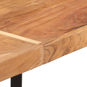 Akazie Bartisch mit Eisengestell, 150 cm