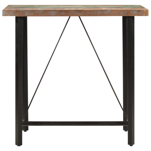 Bartisch Altholz Massiv und Eisen 110x55 cm