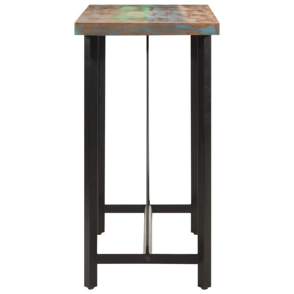 Bartisch Altholz Massiv und Eisen 110x55 cm
