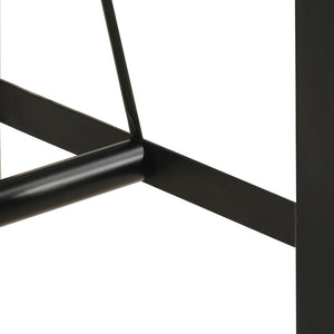 Bartisch Altholz Massiv und Eisen 110x55 cm