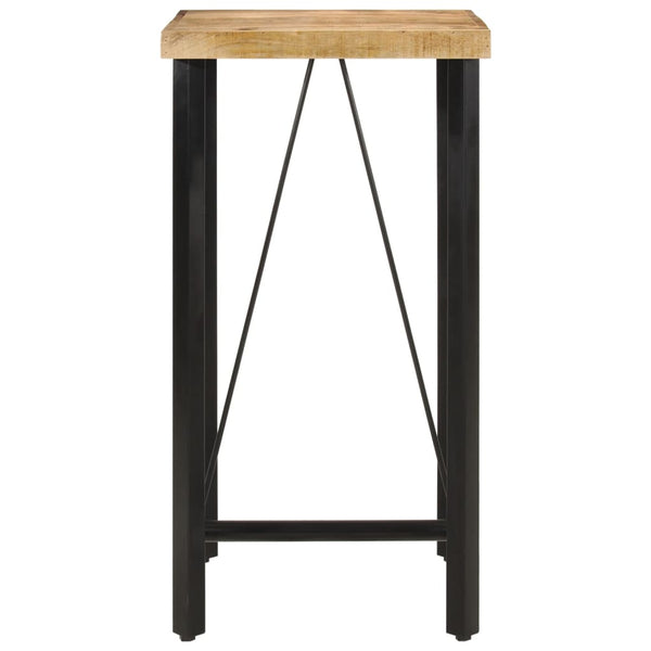 Bartisch Mango Massivholz & Eisen 55x55 cm