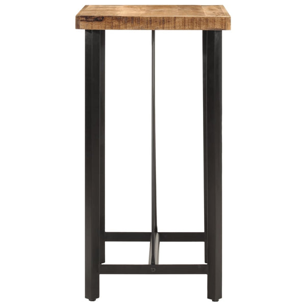 Bartisch Mango Massivholz & Eisen 55x55 cm