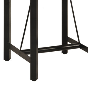 Bartisch Mango Massivholz & Eisen 55x55 cm