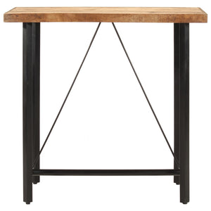 Massivholz Bartisch Mango & Eisen 110cm