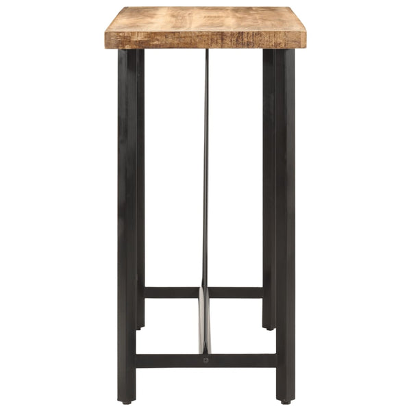 Massivholz Bartisch Mango & Eisen 110cm