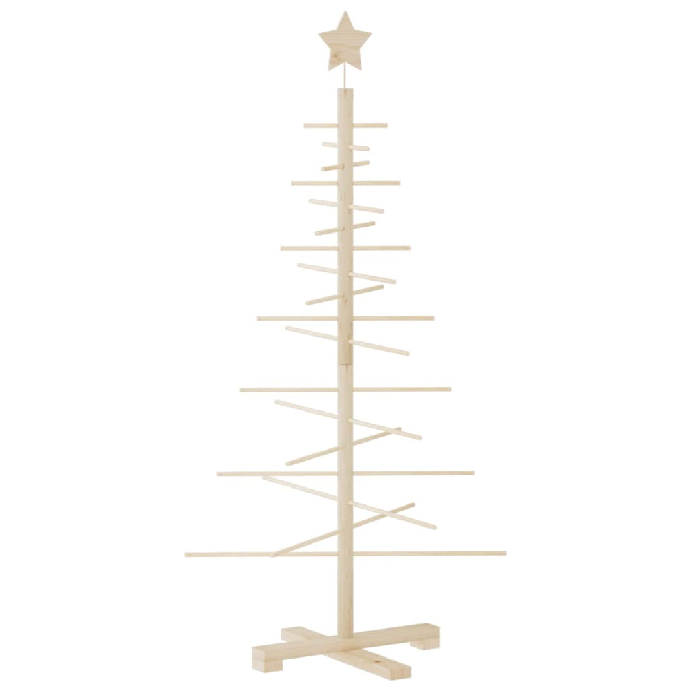 Holz Weihnachtsbaum 125cm Kiefer zum Schmücken