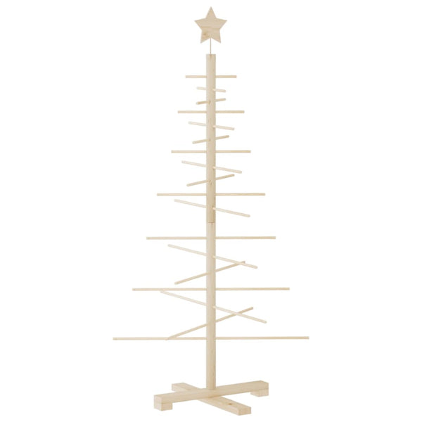 Holz Weihnachtsbaum 125cm Kiefer zum Schmücken