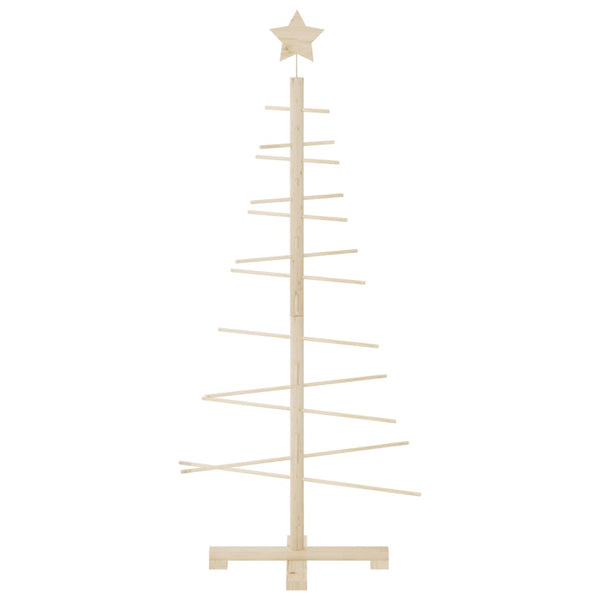 Holz Weihnachtsbaum 125cm Kiefer zum Schmücken