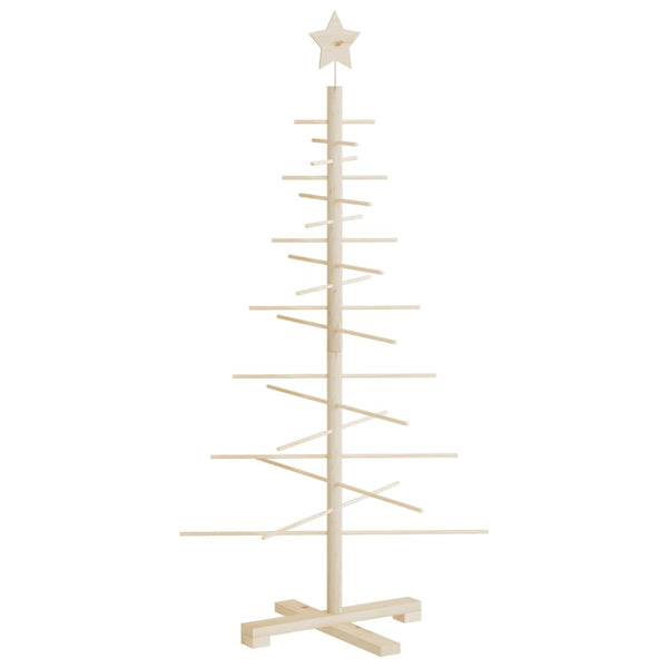 Holz Weihnachtsbaum 125cm Kiefer zum Schmücken