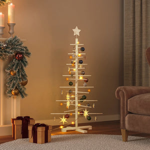Holz Weihnachtsbaum 125cm Kiefer zum Schmücken