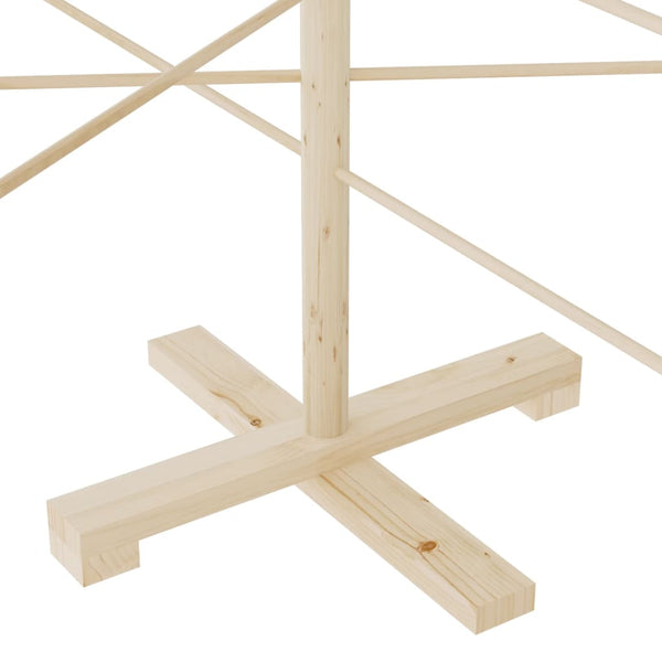 Holz Weihnachtsbaum 150cm Kiefer zum Schmücken