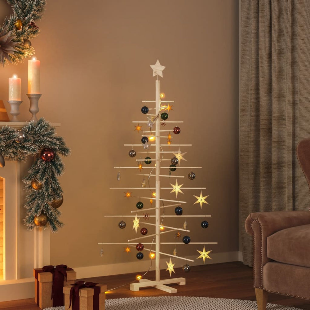 Holz Weihnachtsbaum 150cm Kiefer zum Schmücken