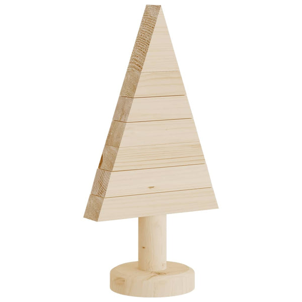 2er Set Deko-Weihnachtsbäume aus Kiefernholz