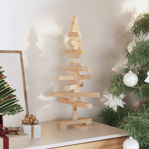 Holz Weihnachtsbaum 60cm Kiefer Massivholz