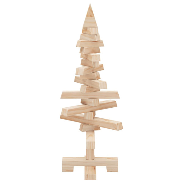 Holz Weihnachtsbaum 60cm Kiefer Massivholz