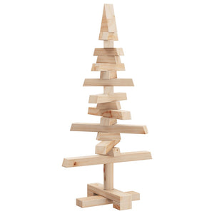 Holz Weihnachtsbaum 60cm Kiefer Massivholz