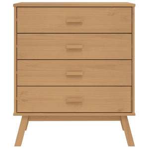 Brauner Kiefer Schubladenschrank
