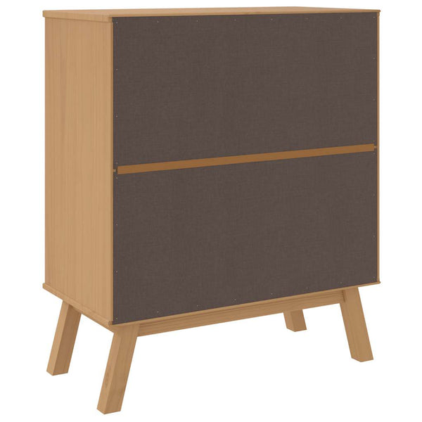 Brauner Kiefer Schubladenschrank