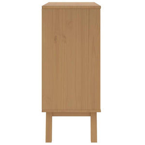 Schubladenschrank OLDEN Kiefer Massivholz Grau Braun
