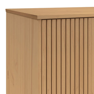 Kleiderschrank Kiefer Massivholz Braun 172cm