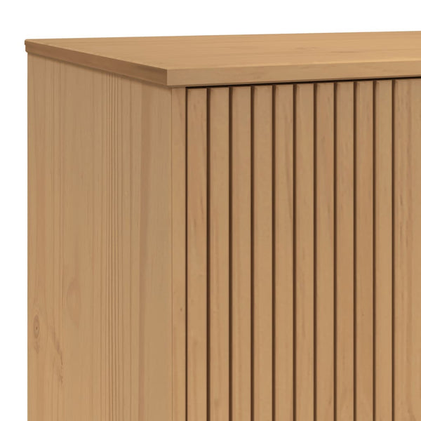 Kleiderschrank Kiefer Massivholz Braun 172cm