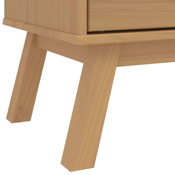 Kleiderschrank Kiefer Massivholz Braun 172cm