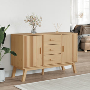 Sideboard OLDEN Braun Kiefer Massivholz