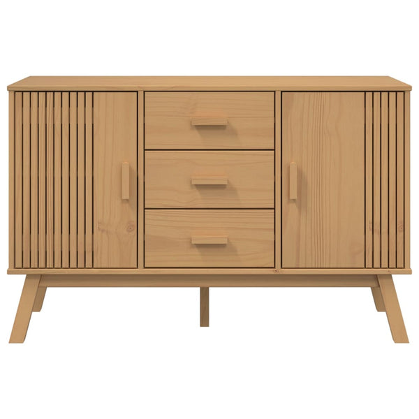 Sideboard OLDEN Braun Kiefer Massivholz