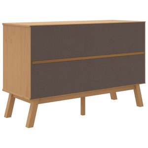Sideboard OLDEN Braun Kiefer Massivholz